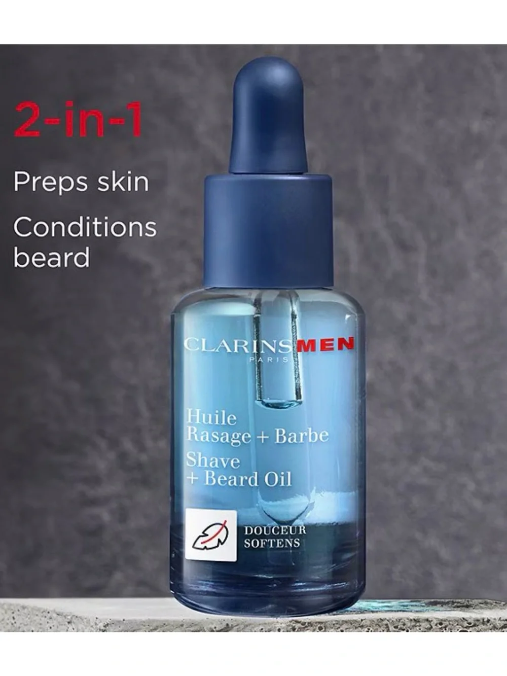 3/$12 Clarins Men Shave + Beard Oil .1oz